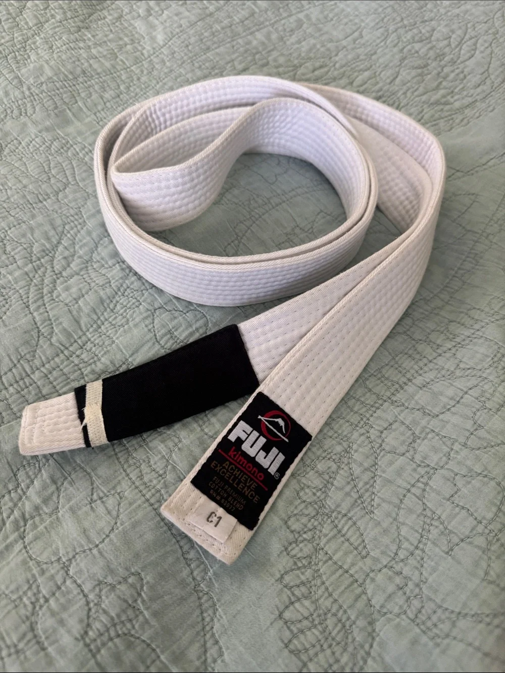 Kids White Brazilian Jui Jitsu Gi Set with Belt